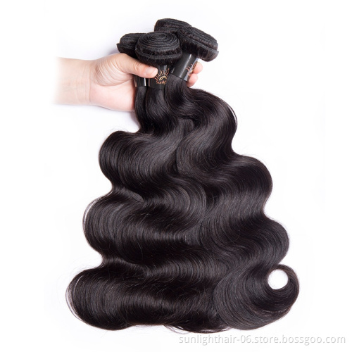3 Bundles Brazilian Body Wave Sunlight Human Hair braids